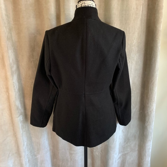 OLD NAVY Pea Coat Up Collar Black SMALL - Picture 9 of 12